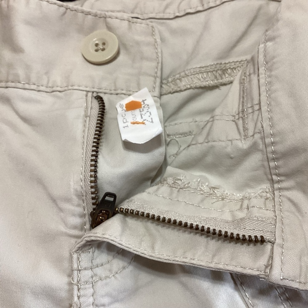 Calvin Klein Casual Shorts Relaxed Fit Cotton/Elastane Cream/Tan 4 - Picture 4 of 10